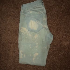 Handmade Ripped and Acid Washed Jeans